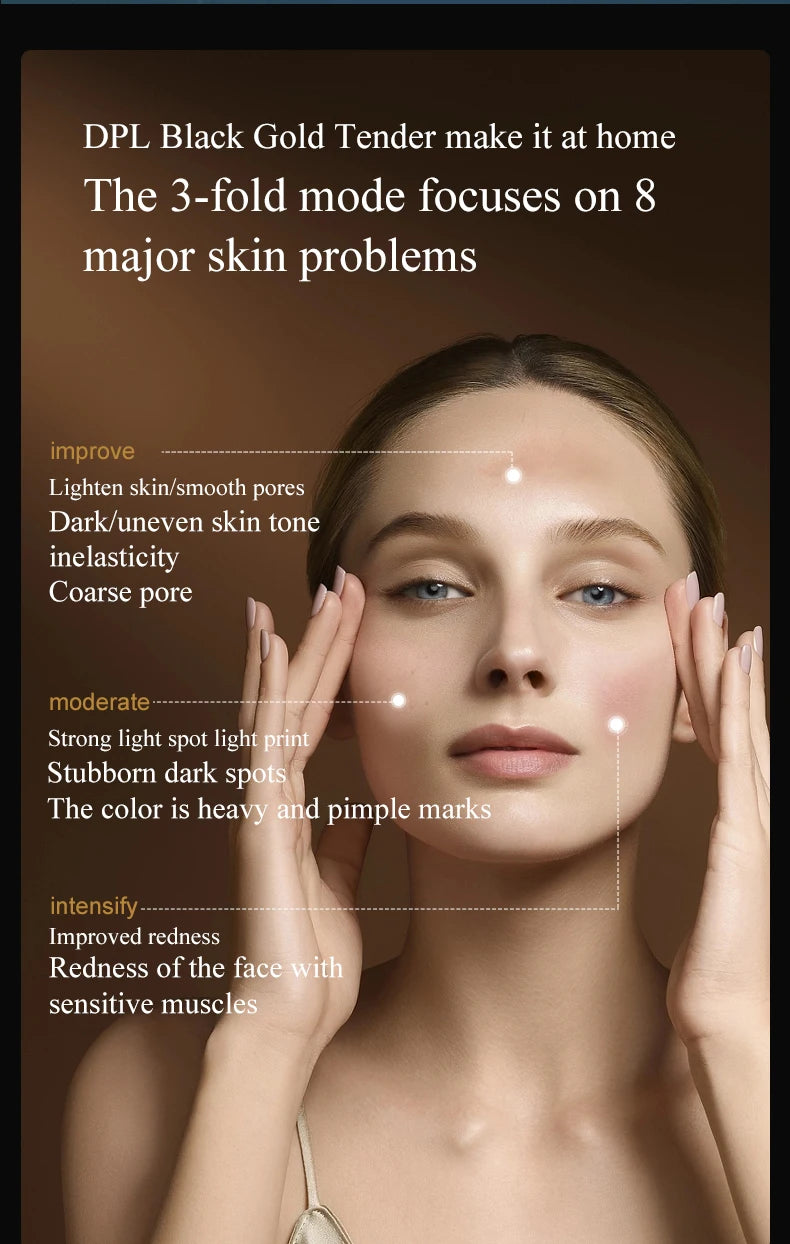 DPL skin rejuvenation photorejuvenation skincare device IPL Anti-Aging Device for Face Wrinkle Removal Pigment Removal Home Use