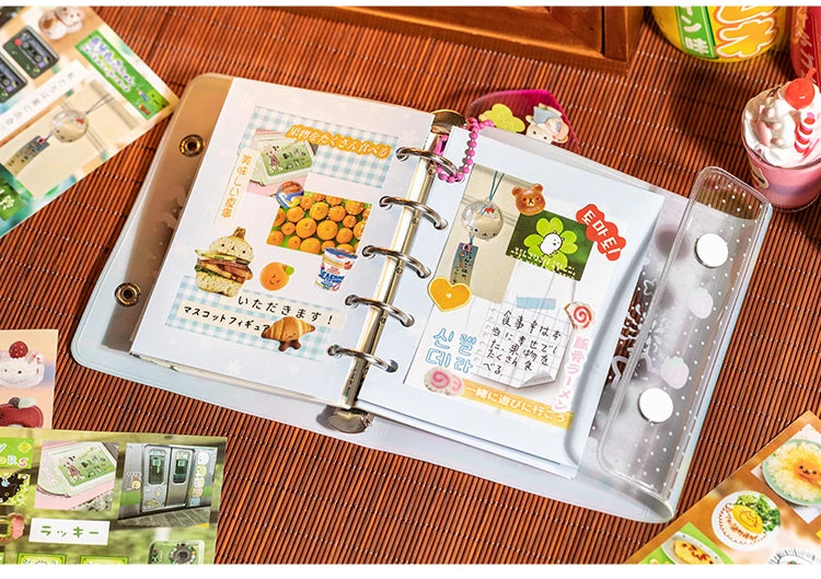 20 pcs Cartoon Sticker Books Journal Planner Decorative DIY Scrapbooking Sticker Laptop Student Korean Stationery Sticker Gift