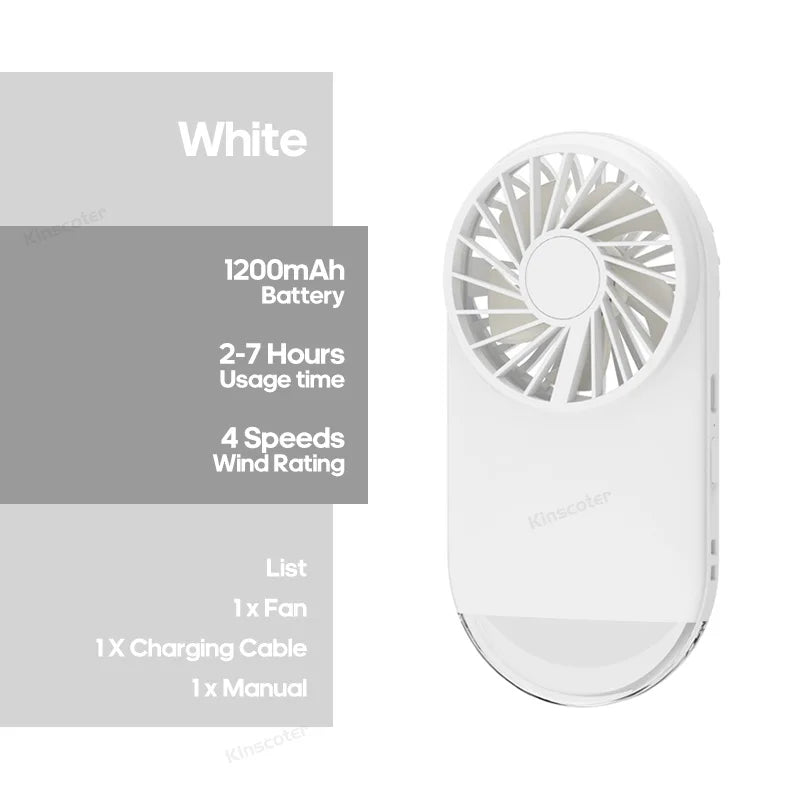 Pockets Mini Portable Fans Handheld USB Rechargeable Hand Fan Mini Desktop Air Cooler Outdoor Fan Cooling Travel Ventilation