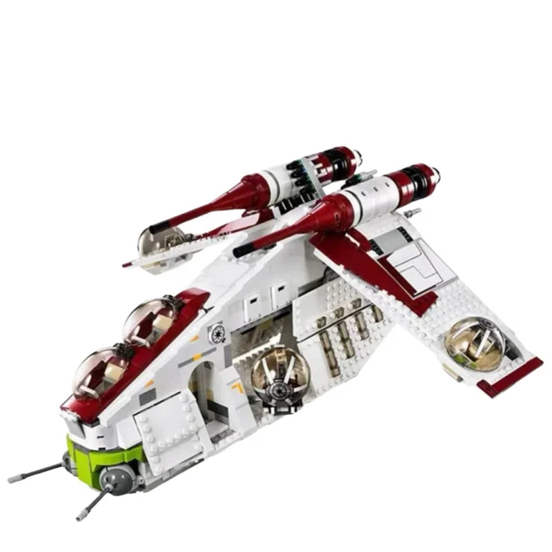 1175pcs Republic Dropship Gunship Building Blocks Set Compatible with 05041 Bricks Toy Kit for Kids Christmas Gift