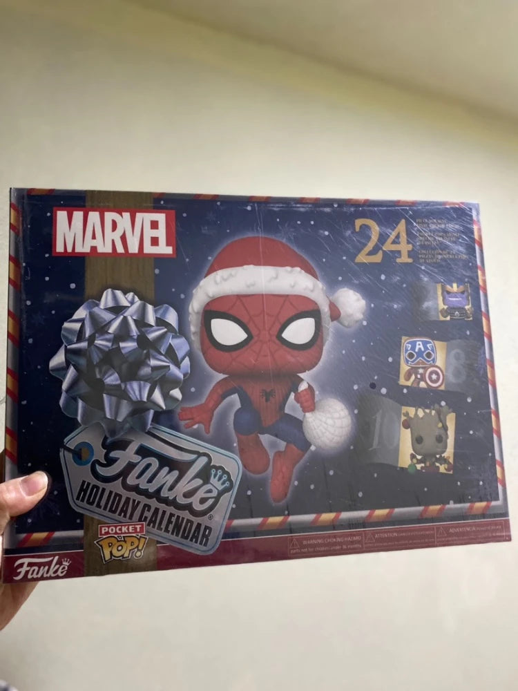 Replica Spider Man Advent Calendar Pikachu Christmas Advent Calendar Random Box Desk Ornament Christmas Gift Toys for Children