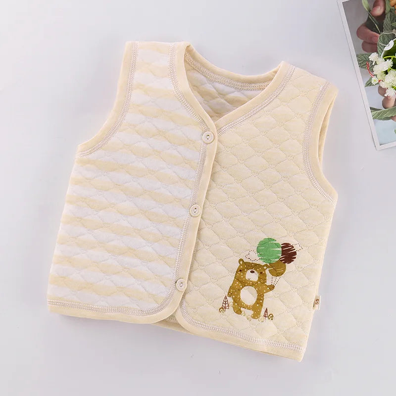 Unisex 6M-6Y Fall Vests Baby Girl Winter Clothes Kids Waistcoats Cardigan Children's Clothing Toddler Vest Boy Jacket Corduroy