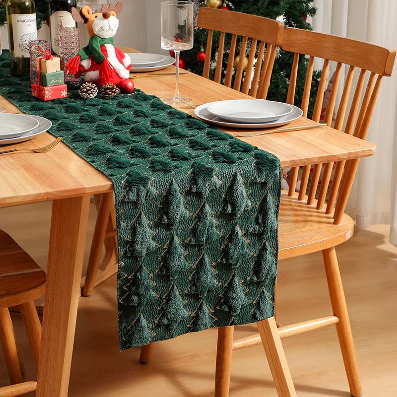 Halloween Ghost White Table Runner Fall Pumpkin Party Dining Decorations Christmas Dining Table Harvest Decor