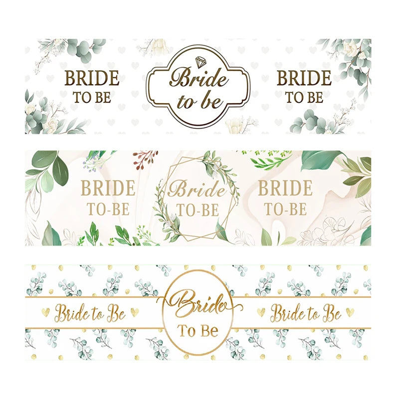 10Pcs Bride to be Paper Water Bottle Stickers Wedding DIY Baking Seal Labels Sticker Bachelorette Party Bridal Shower Decoration