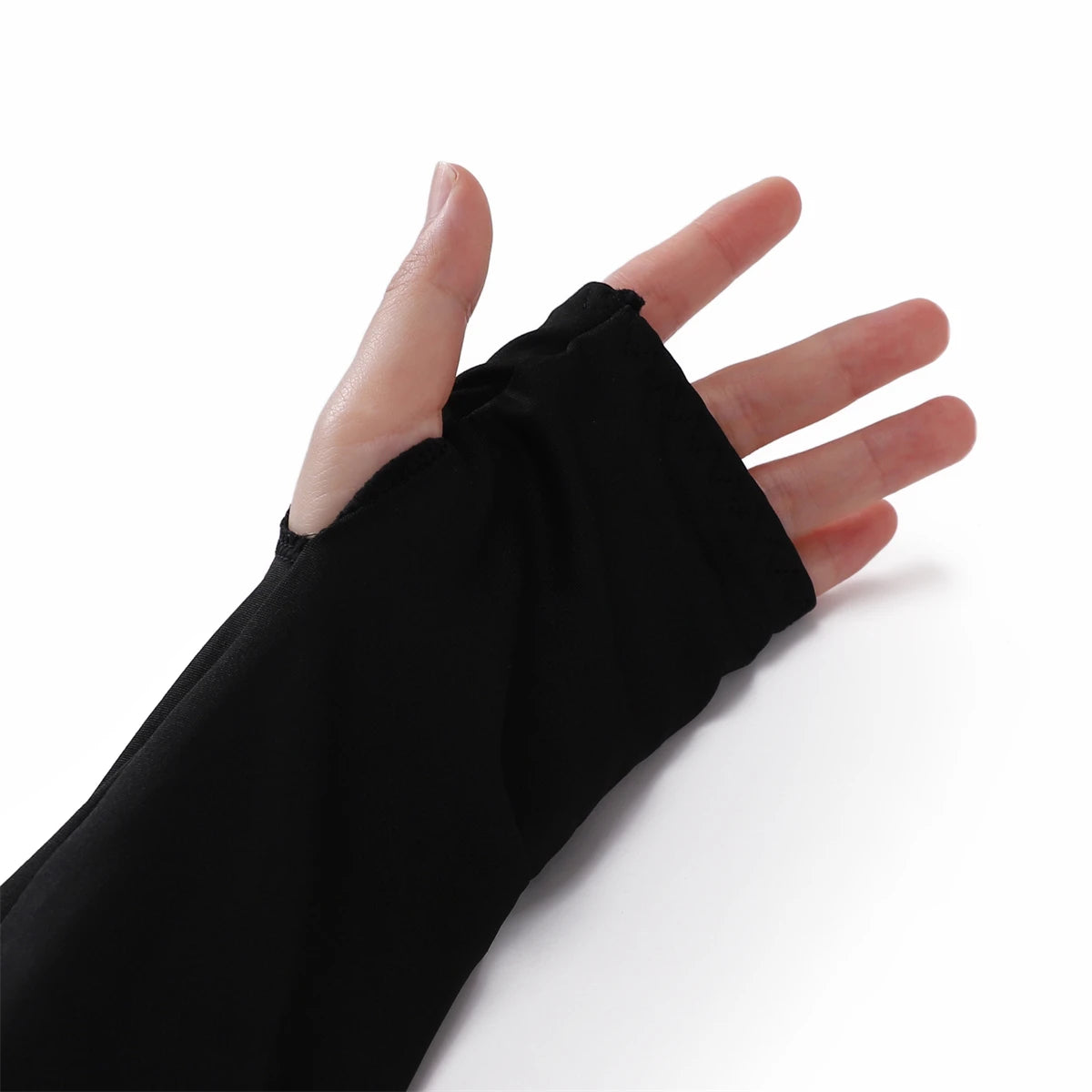 Jersey Arm Warmers Muslim Women Sliod Color Oversleeve Cotton Modal Cover Shoulder Arm Fake Collar Sun Protection Shoulder