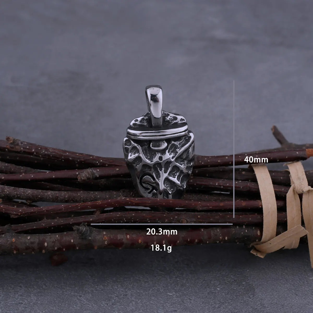 Vintage Stone Shape Arrow Necklace Men and Women Exquisite Handmade Spearhead Fashion Pendant Necklace Viking Jewelry Gift