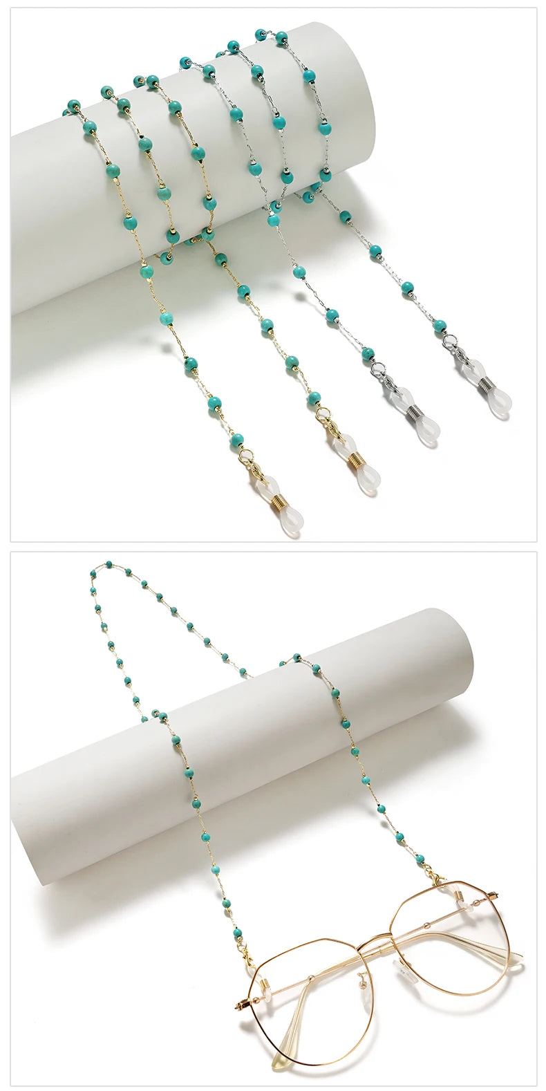 Fashion  Sunglasses Chains for Women Metal Charms Eyeglasses Lanyard Necklace Glasses Holder Strap Cord Eyewear Retainer