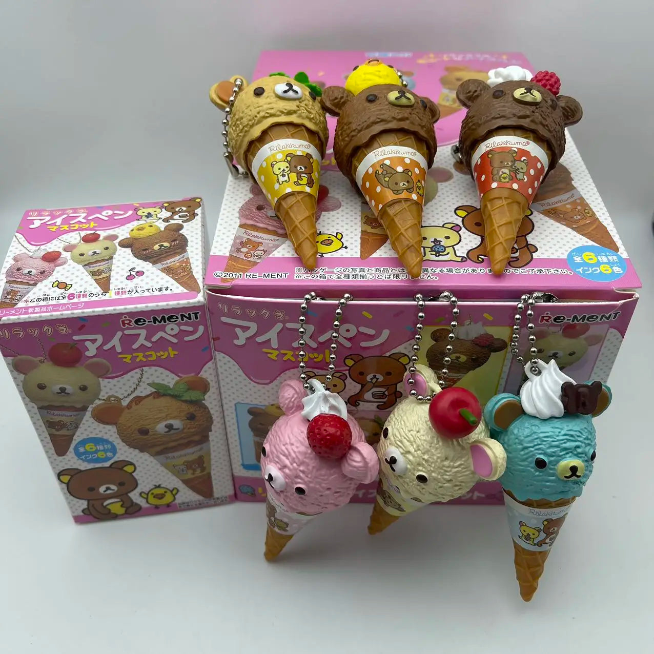 New Rement Easy Bear Ice Cream Ice Cream Blind Box Food Play Diy Cake Gift Pendant Pendant Children'S Birthday Christmas Gift