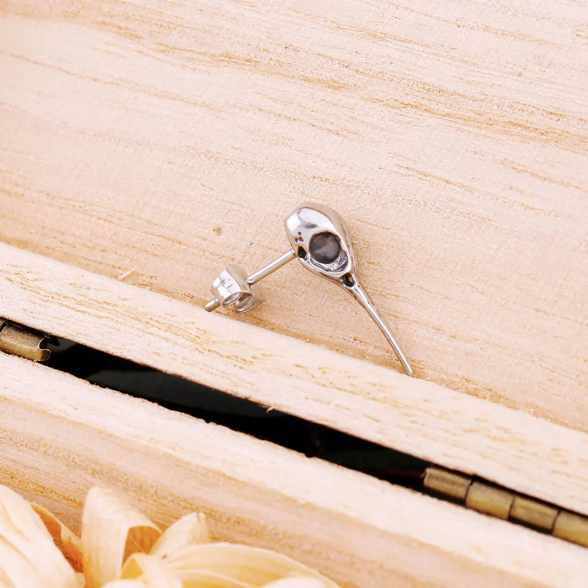 Nordic Viking Raven Head Stud Earrings For Men Punk Hip Hop Biker Stainless Steel Earrings Fashion Amulet Animal Jewelry As Gift