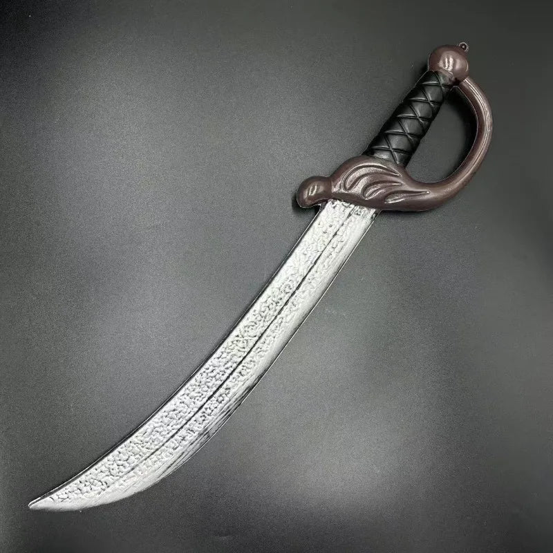 51cm/20.08in Pirate Knife Cosplay Katana Plastics Weapons Model Props Anime Peripherals Halloween Gift Party Supplies Decoration