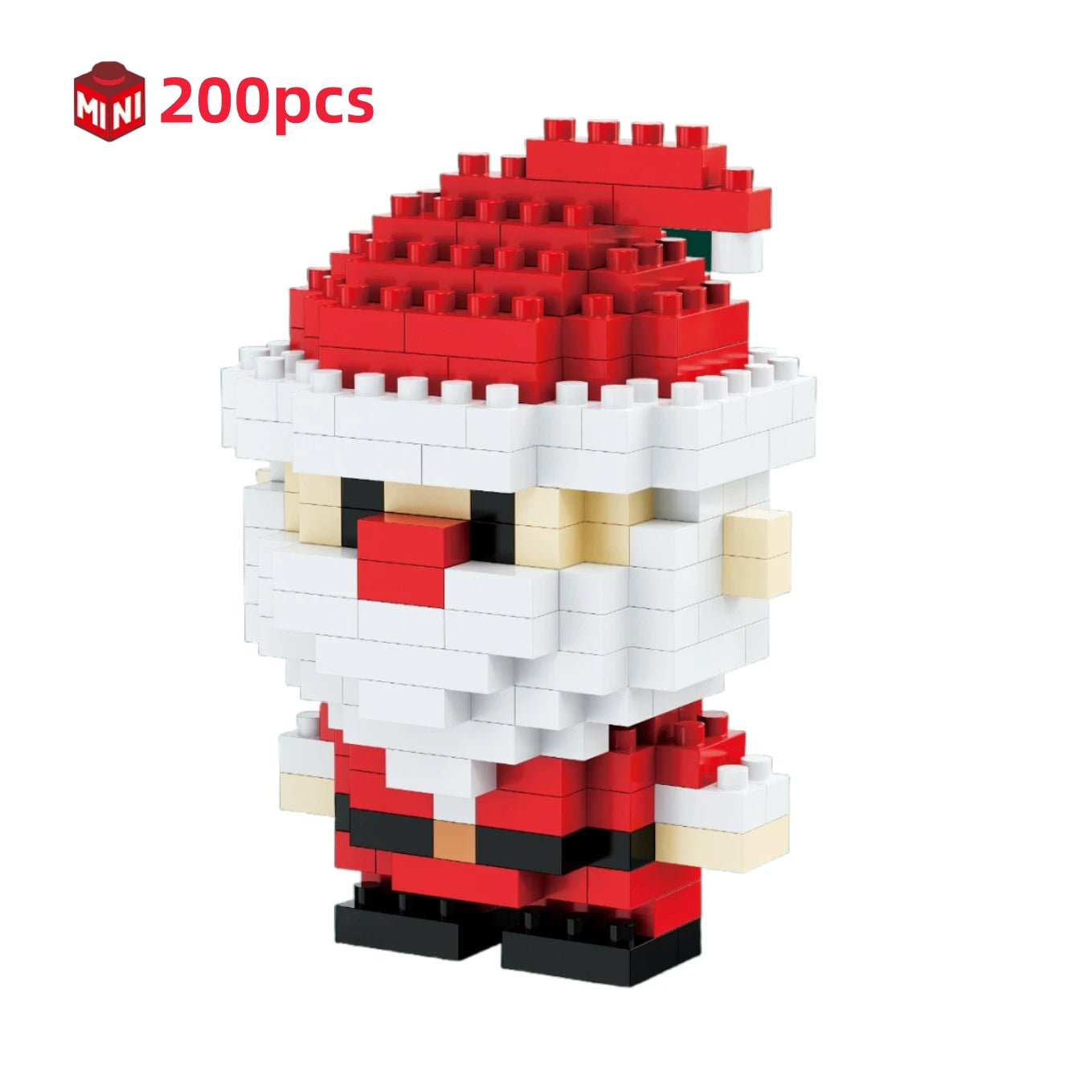 Children Mini Christmas Gift Micro Building Blocks Creative 3D Santa Claus Snowman Tree Decor Holiday Toy Set For Kids