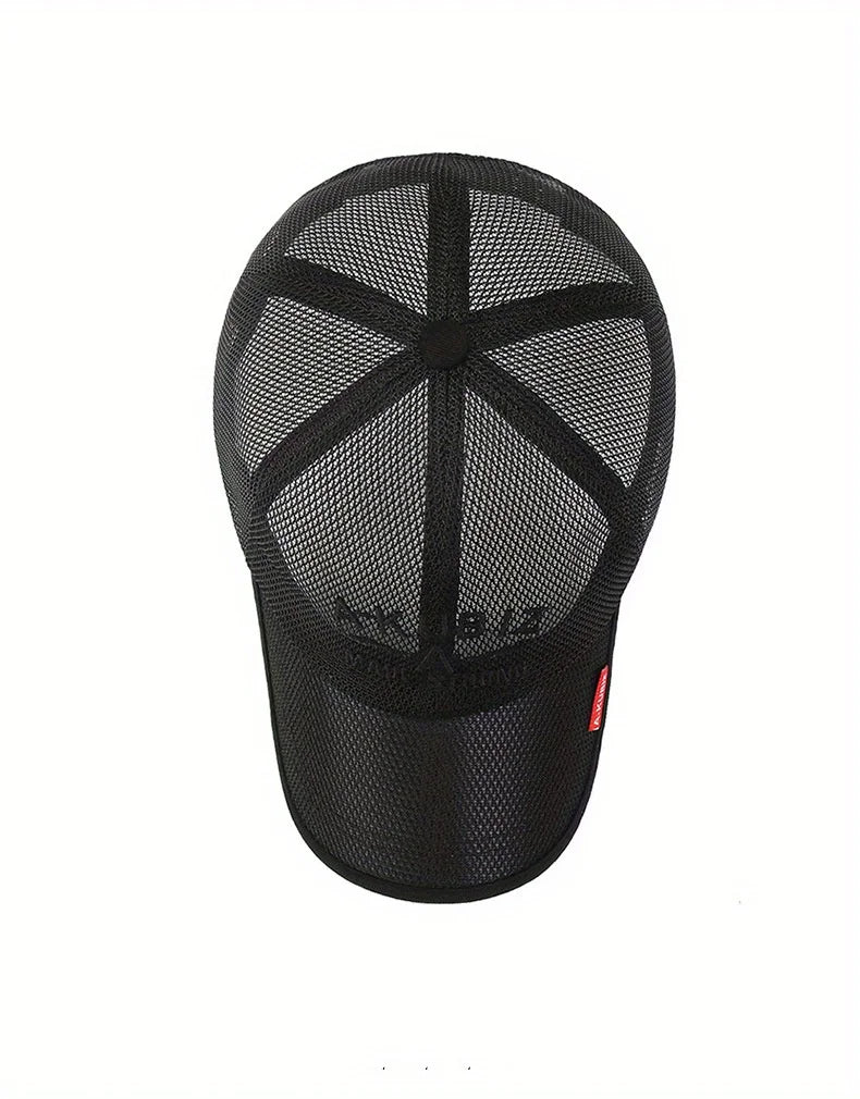 Summer Hats For Men And Women Mesh Baseball Caps Fashion Embroidered Visor Hat Outdoor Embroidered Letter Sun Protection Hat