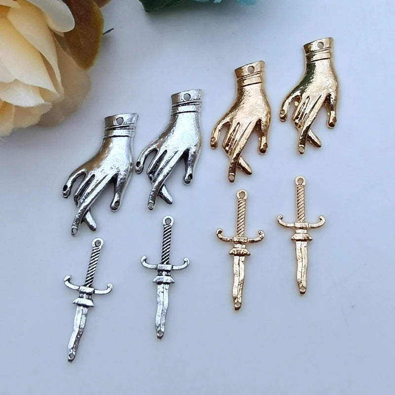 5 New Accessories Hand, Sword Pendant Women's Men's Accessories DIY Handmade Ornaments