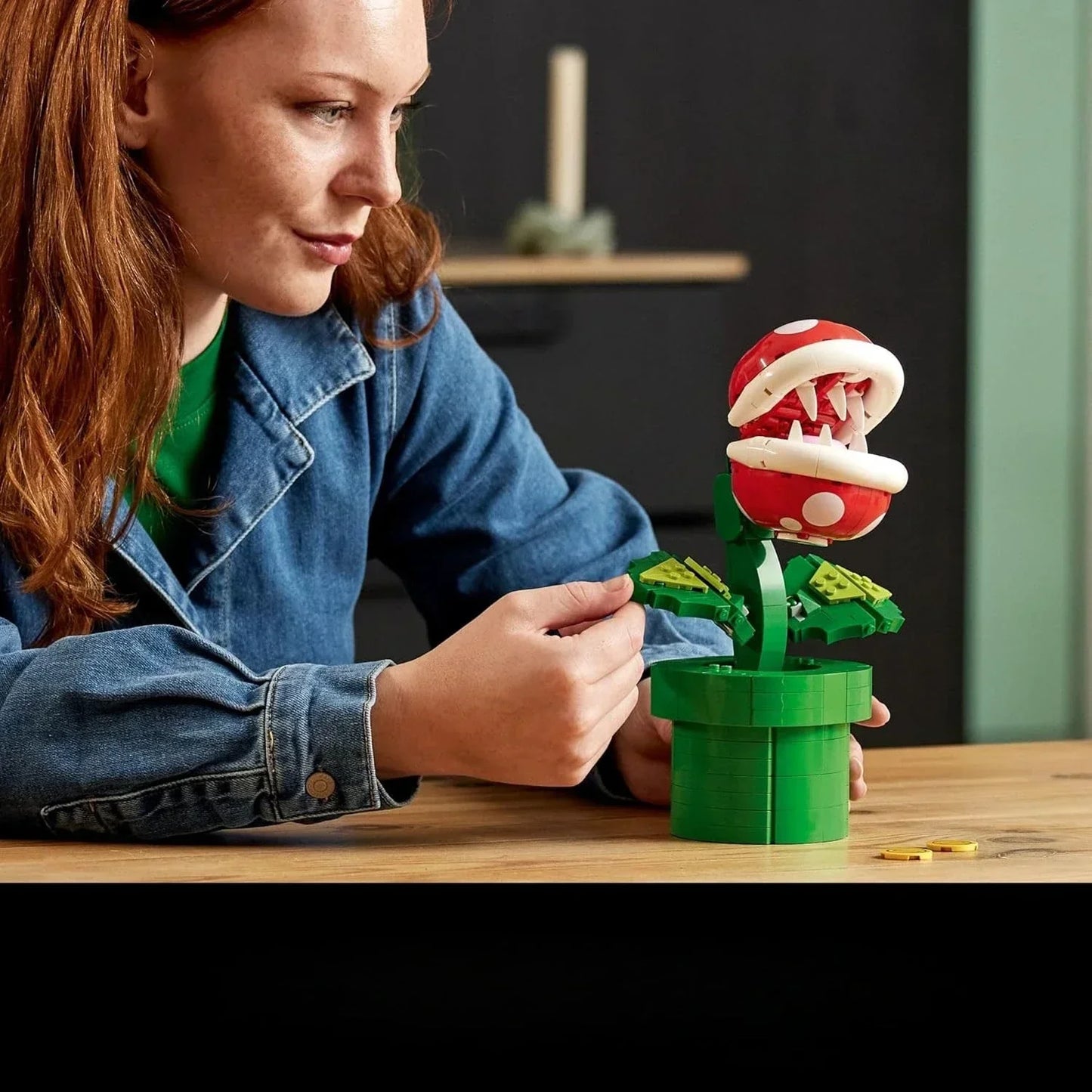 MINISO~Cannibal Flower Building Blocks Desktop Decoration Bricks Set Toys ~540 Pcs~Birthday Gift for Adults Christmas Gift