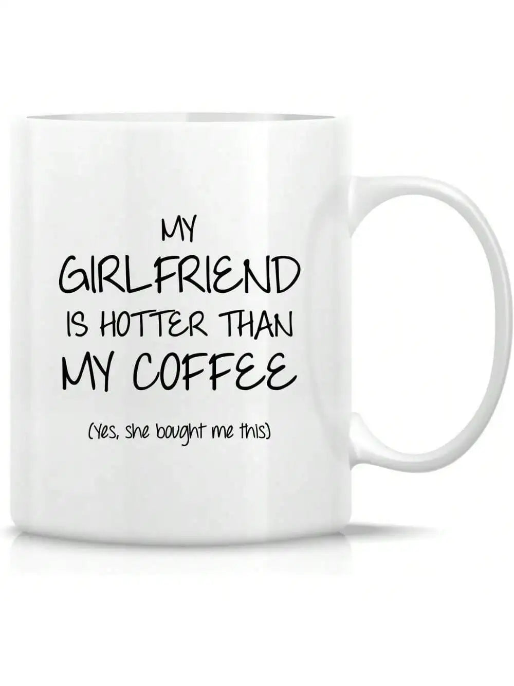 Fun Couples Mug, Girlfriend Mug, Boyfriend Mug, 11 oz Ceramic Coffee, Fun Birthday and Christmas Gift Inspiration