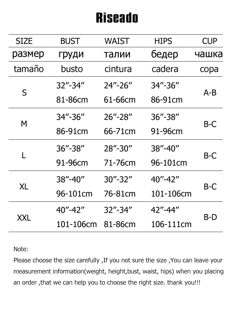 Riseado High Waist Bikinis Set Ruffle Shoulder Sexy Plunging Swimwear Women Bathing Suit Summer Beachwear