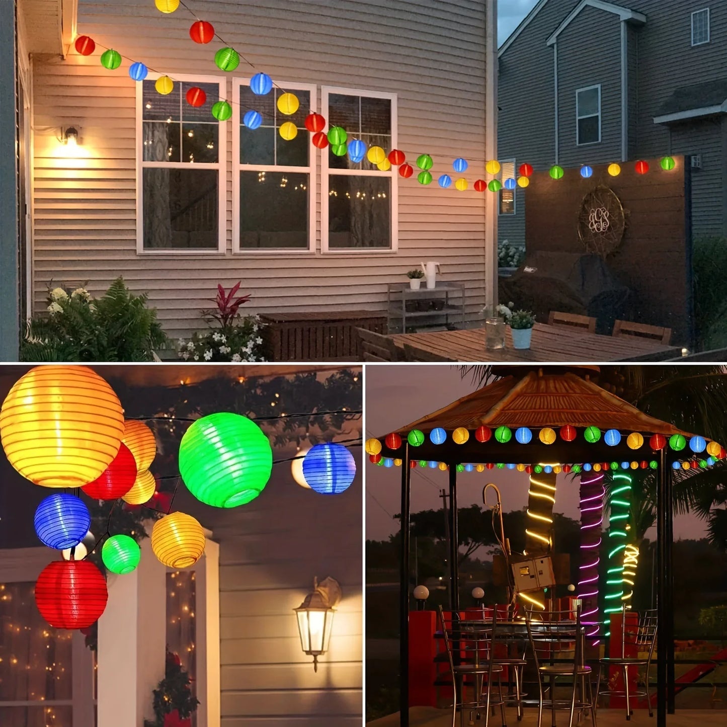 Halloween Pumpkin Lantern Solar String Lights Outdoor Waterproof LED Fairy String Lights Garden Yard Halloween Party Decorations