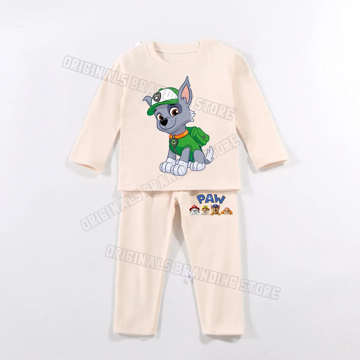 Paw Patrols Children Pyjamas Set Boy Girl Sleepwear Long Sleeved Clothes Set Baby Shirt Tops Girls Clothing Christmas Gift