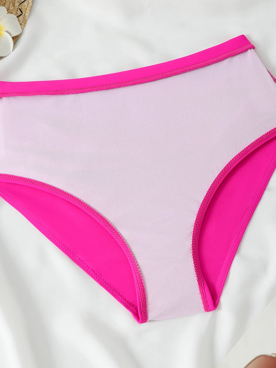 2025 Ruffle Bikinis Women Sexy Swimwear Female High Wasit Swimsuit Bathers Bathing Swimming Swim Suit Beachwear Summer
