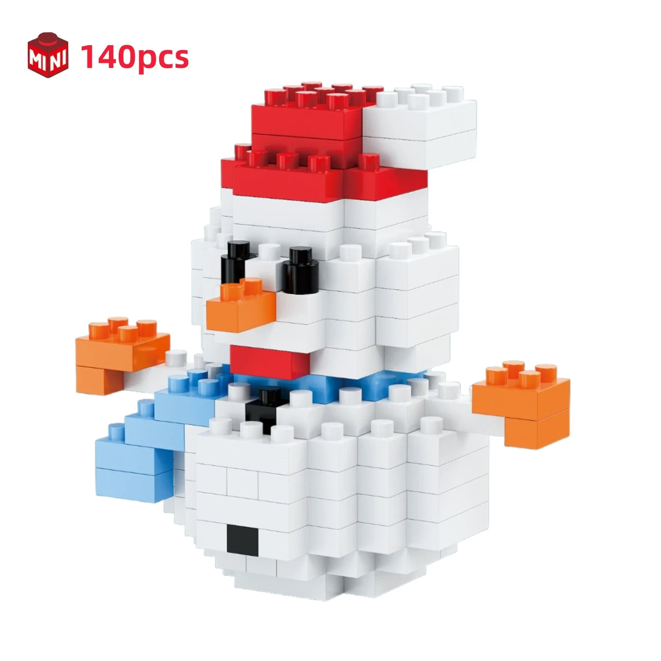 Children Mini Christmas Gift Micro Building Blocks Creative 3D Santa Claus Snowman Tree Decor Holiday Toy Set For Kids