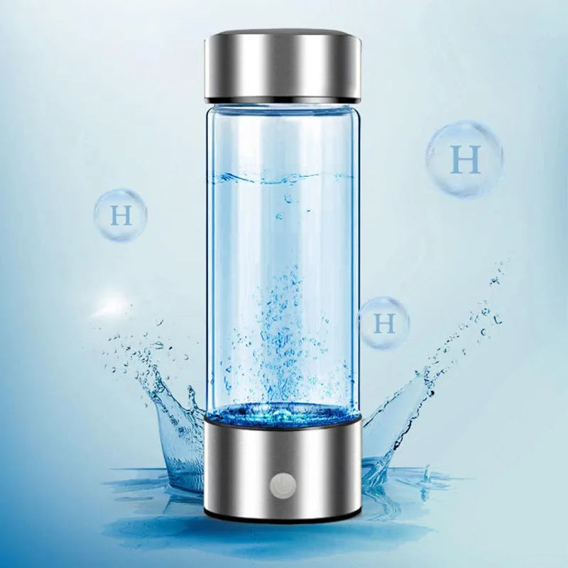 Portable 420ml Hydrogen-Rich Water Cup Electric Hydrogen Rich Water Generator Bottle Titanium Quality Filter Antioxidant Lonizer