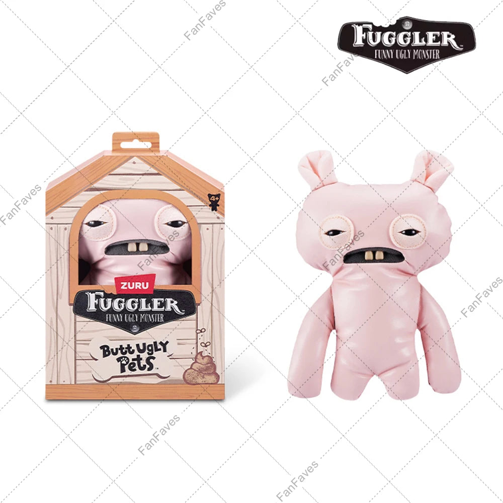 Butt Pet Ugly Fuggler Monster Series Original Plushies Rabbit Puppy Cat Dog Doll Reindeer Gingerbread Man Toy for Christmas Gift