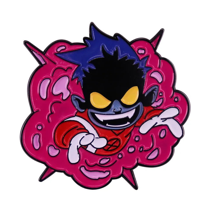 Cartoon Character Pin Badge Accessory for Lapels Denim Jacket Hat Bag Dress Shirt Backpack