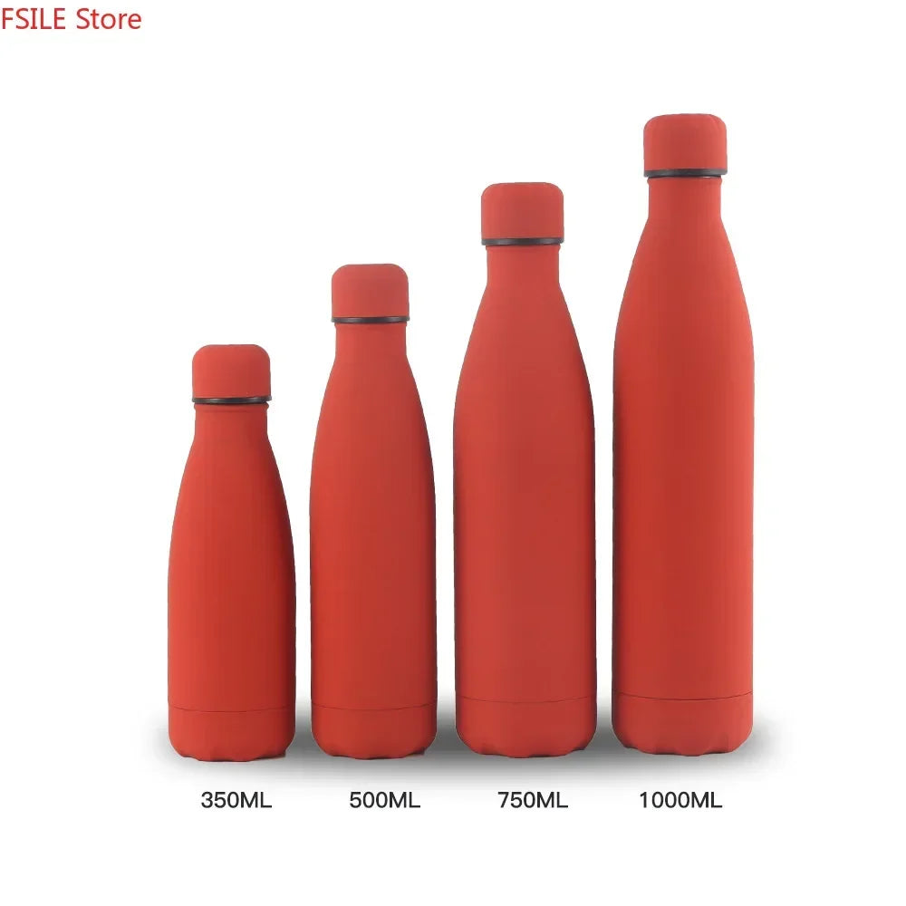 500/750/1000ml Double-Wall Insulated Vacuum Flask Stainless Steel Water Bottle BPA Free Thermos for Sport Water Bottles