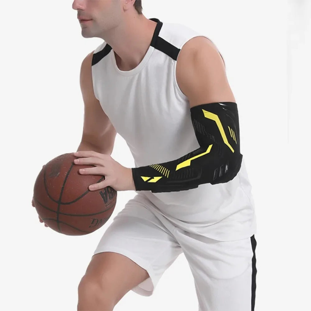 Separate Elbow Pads Honeycomb Dual Anti-Collision Elbow Brace Guard Compression Support Protective Arm Sleeve Protector