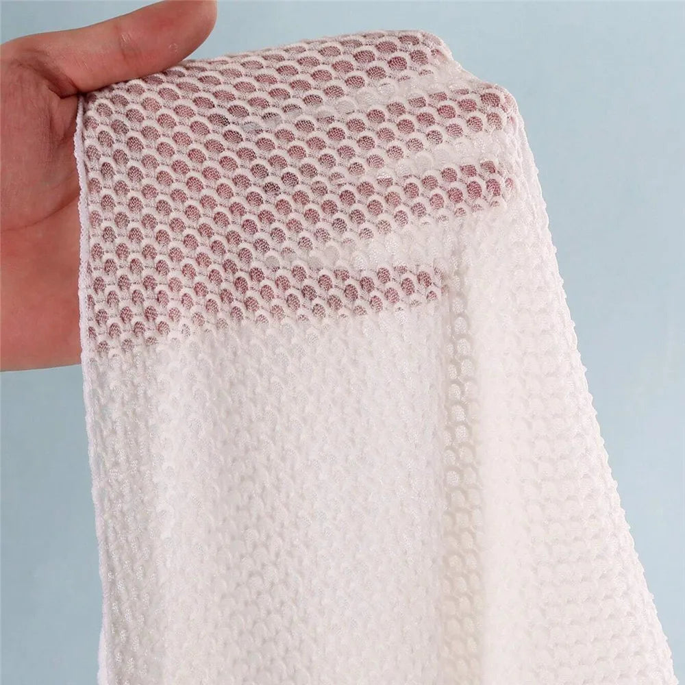 Solid White Mesh Cover Up 4 Piece Bikinis Set Swimwear Sexy Swimsuit Women Bather Halter String Triangle Micro Bikini Thong 2025