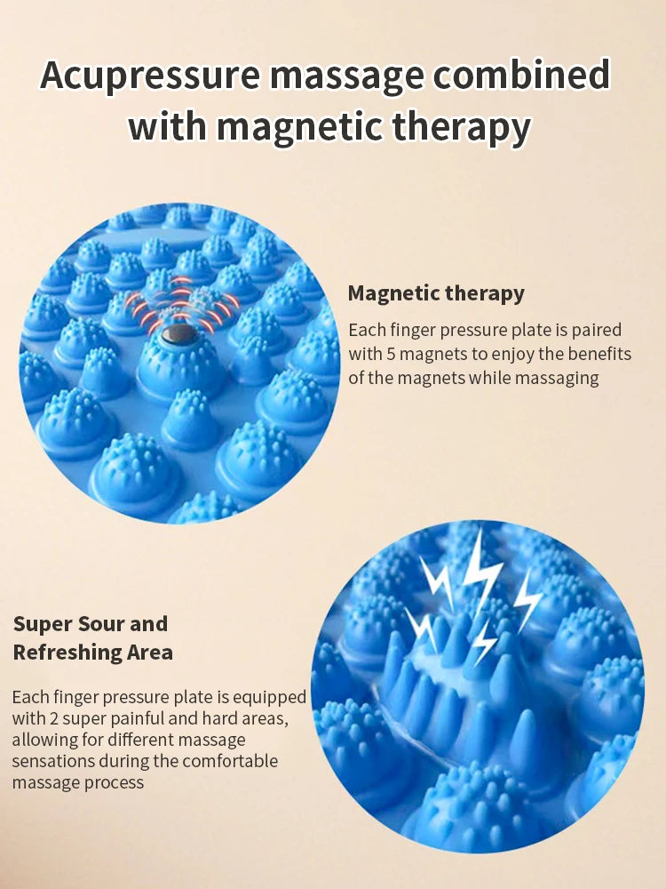 1PC TPE Magnetic Foot Massage Pad Stimulates Acupoints, Presses Fingertips, Circular Massage Pad, Jogging Pad