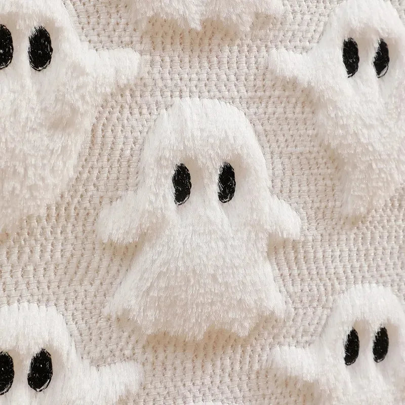 Halloween Ghost White Table Runner Fall Pumpkin Party Dining Decorations Christmas Dining Table Harvest Decor