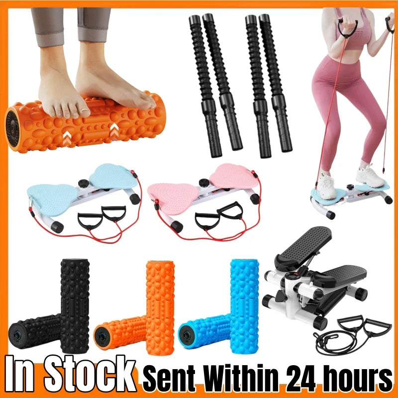 Multifunctional Fitness Tool Standing Abdomen Exercise Board with Pull Rope Foot Massage Fitness Board Twister Board for Home