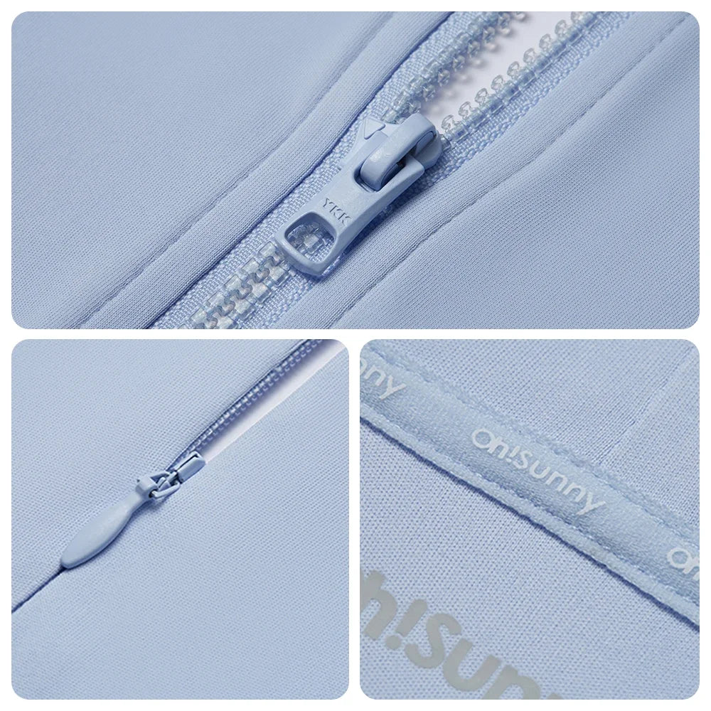 OhSunny Anti-UV UPF 50+ Sun Protection Coats Hooded Professional Sunscreen Loose Batwing Sleeve Outdoor Cycling