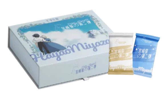 Genuine Hayao Miyazaki Anime Collection Card Chihiro and Chihiro Haal Mobile Castle Card Blind Box Children Toys Christmas Gift