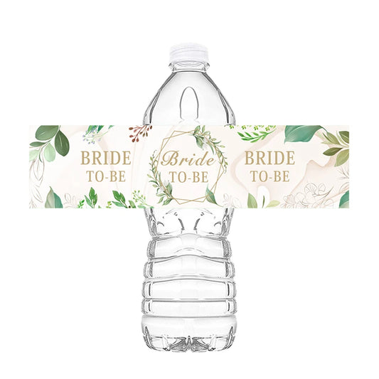 10Pcs Bride to be Paper Water Bottle Stickers Wedding DIY Baking Seal Labels Sticker Bachelorette Party Bridal Shower Decoration
