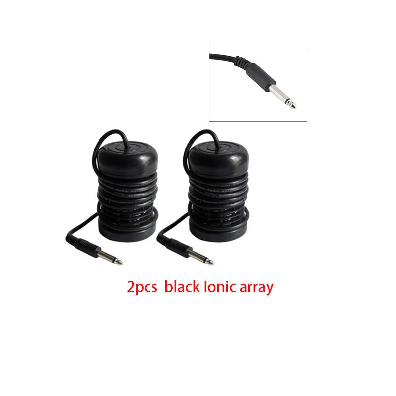 Detox Foot Bath Arrays Ionic Cleanse Round Stainless Steel Array Aqua Spa Foot Massage Relief Tool Far Infrared Heating Belts