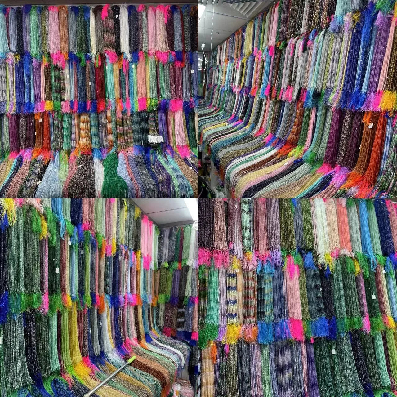 Natural Rainbow Tourmaline Cube Faceted 2.5X2.5mm Length38.5cm