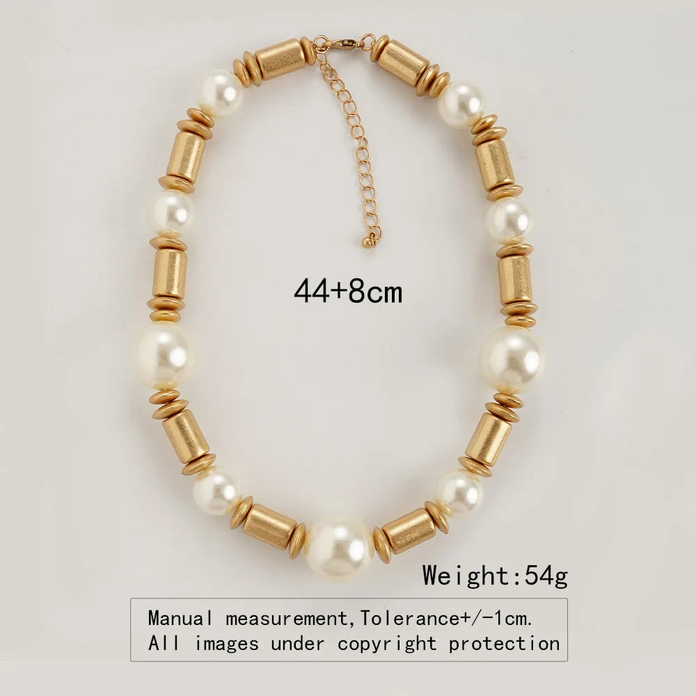 European And American Bead Necklace  wedding Bride And Bridesmaid Jewelry Birthday Beach Jewelry For My Wife And Mom