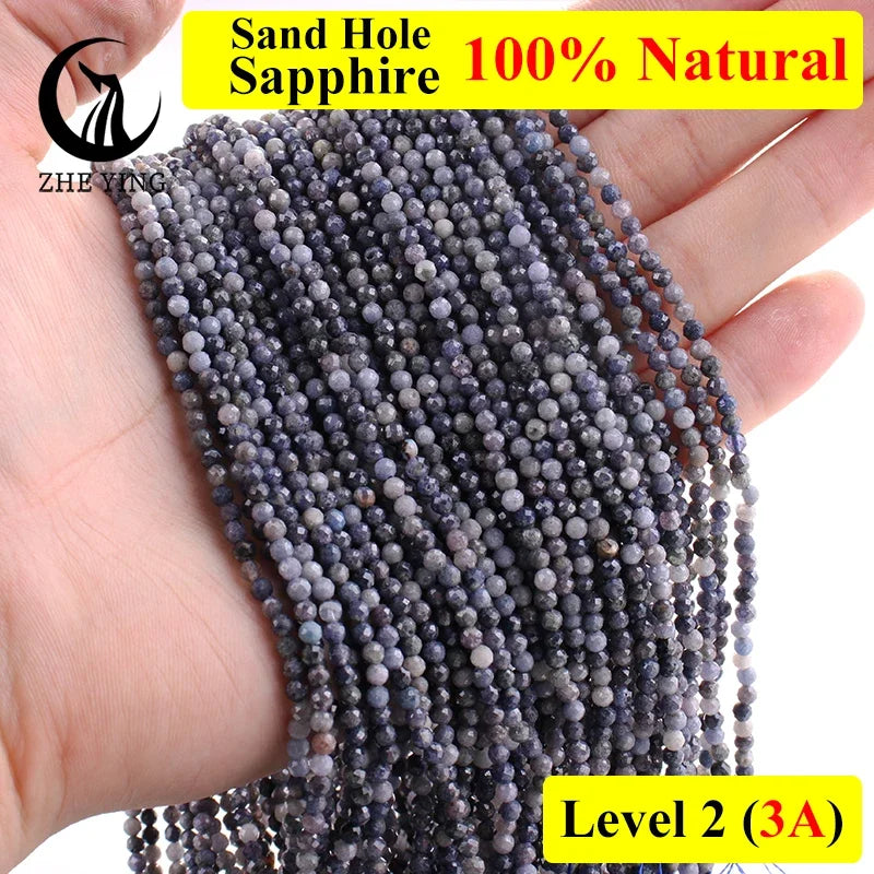 AAA Colorful Tourmaline Stone Beads Loose Spacer Faceted 3mm Beads for Jewelry Making DIY Bracelet Accessories 15''