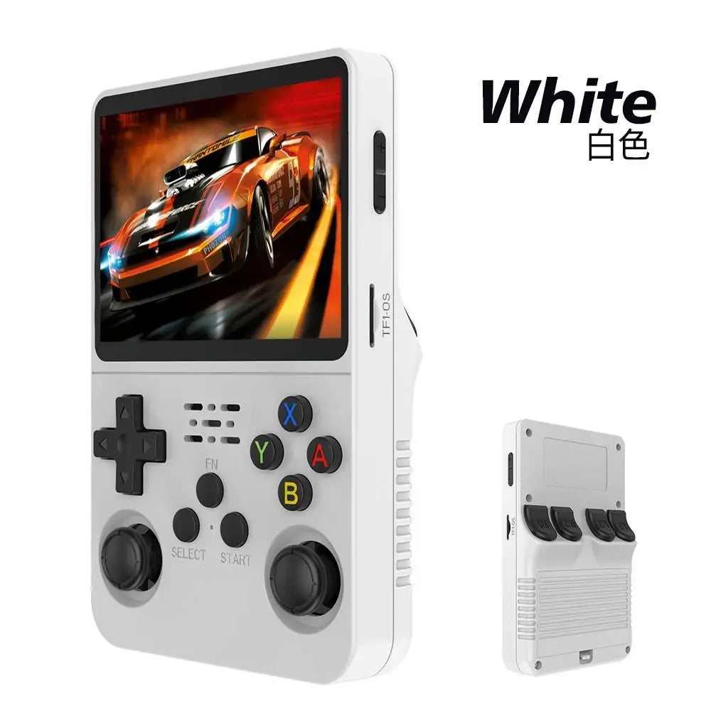 R36S Portable Handheld Game Controller with 3.5" HD Screen, Rechargeable Battery - Perfect Christmas Gift for Gamers