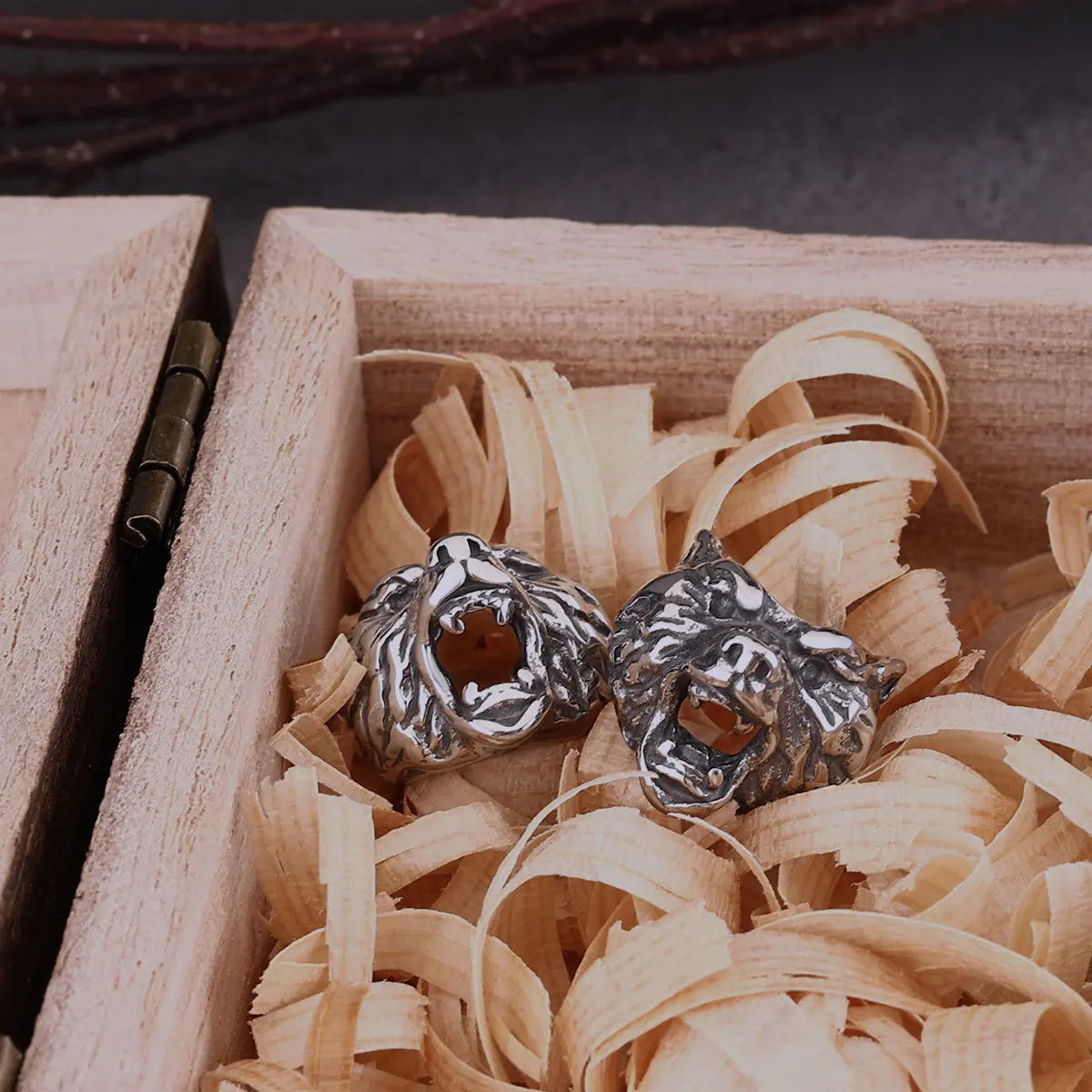 Personality Hollow Animal Bear Head Clip Earrings Female Fashion Stainless Steel Tiny Earring Jewelry Girls Punk Hip Hop Gift