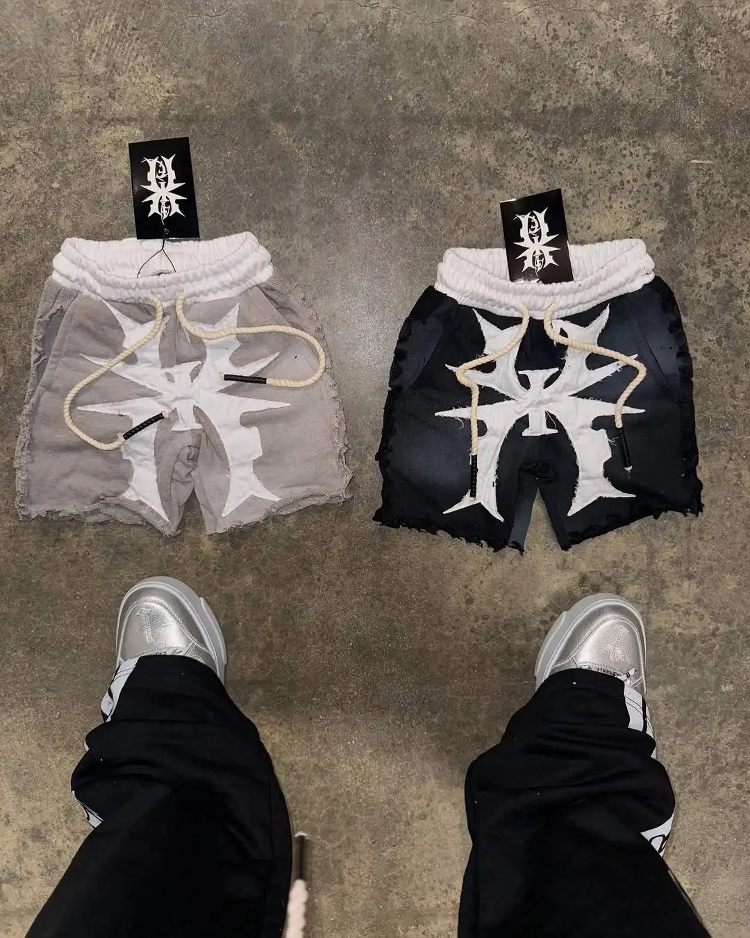 Harajuku's New Trendy Clothing High Street Fashion Shorts Y2K Punk Style Embroidery Casual Shorts Hip Hop Oversize Sports Shorts