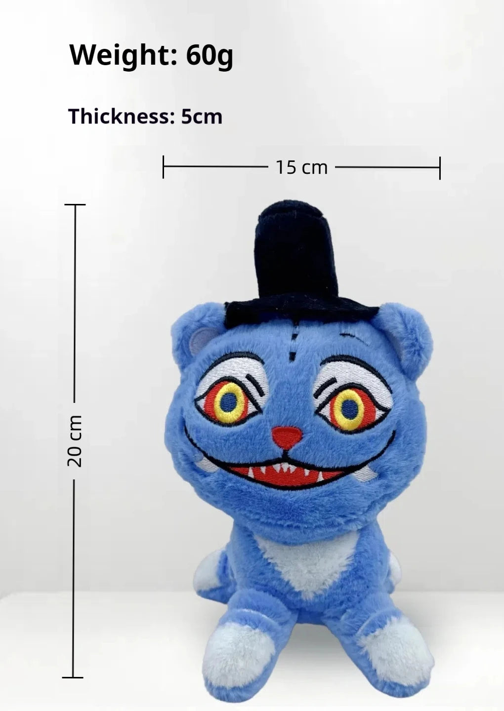 25cm Cute Kpop Demon Hunters Plush Doll Celebrity Fans Blue Tiger Doll Tv Themed Plush Toys Sofa Car Decoration Christmas Gift