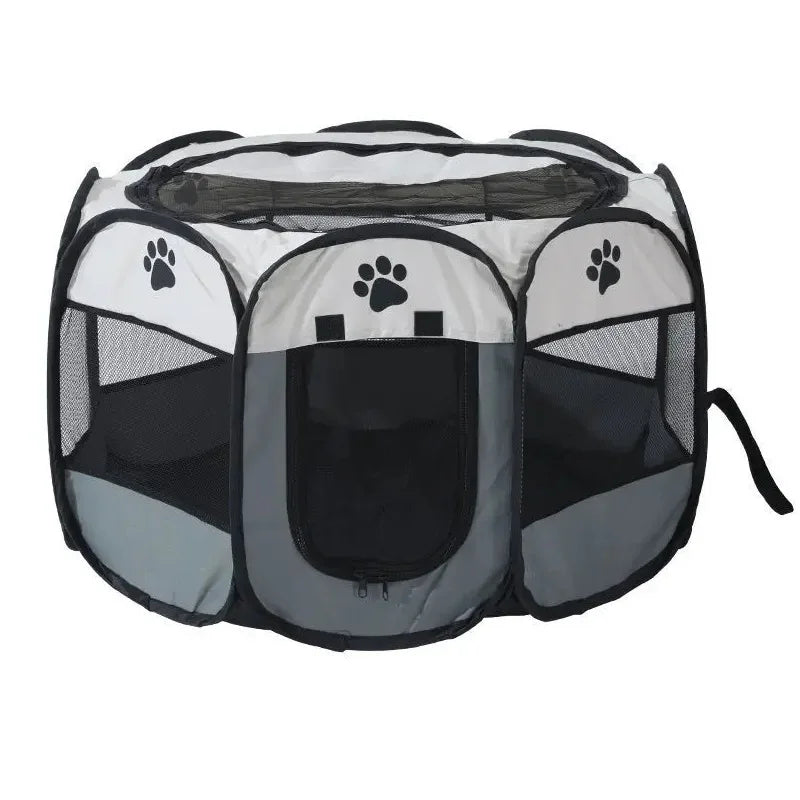 HOOPET Cat Delivery Room Detachable Summer Pet Tent Outdoor Dog Folding Fence Cat Cage Dogs Enclosure Surrounded Pet Supplies