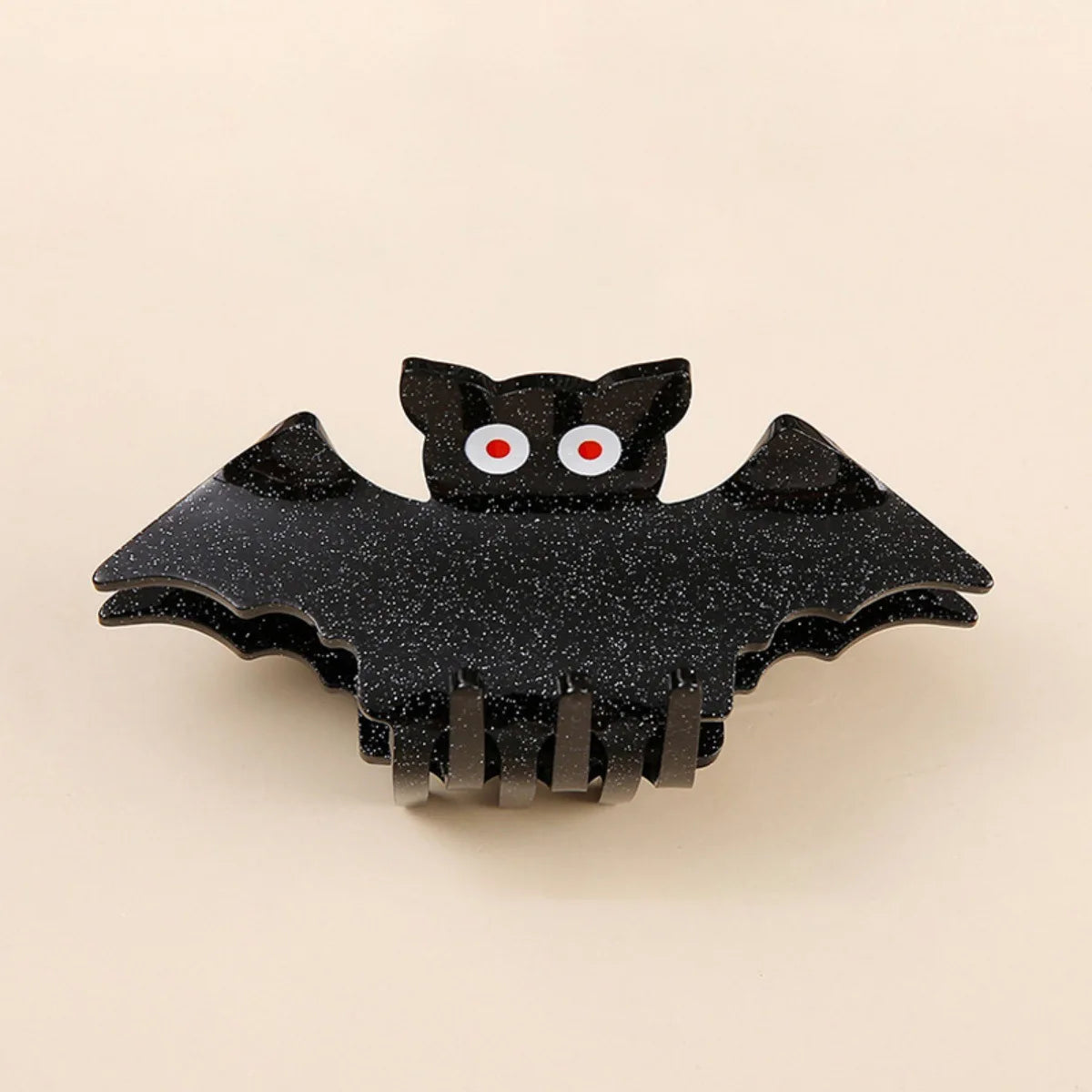 1PC Halloween Bat Hair Clip Funny Women's Back-Of-Head Party Decoration Ponytail Accessory