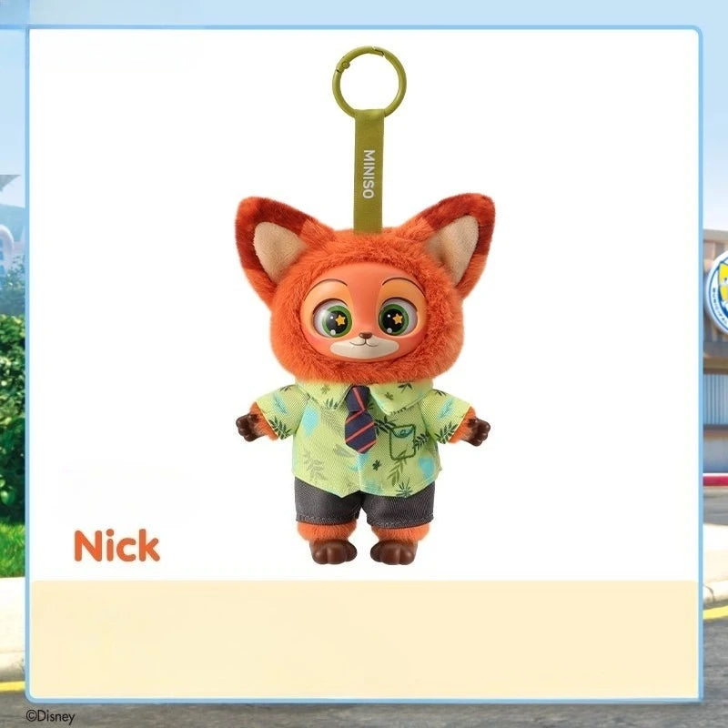 Halloween New Crazy Zootopia Vinyl Series Blind Box Cute Cartoon Character Vinyl Plush Bag Pendant Toy Doll Mystery Box Gift