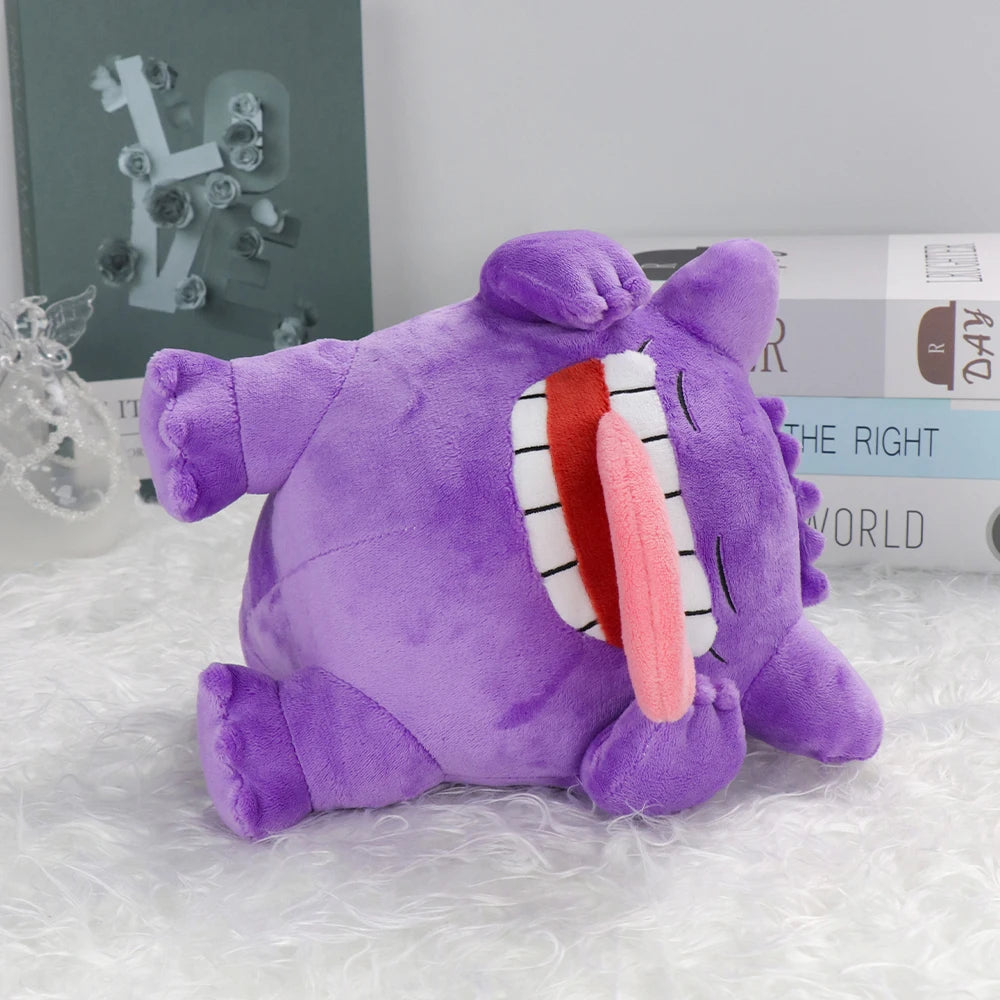 Pokemon Slepping Gengar Keychain Pendant Hanging Dolls 7 Style Gengar Cartoon Cute Animal Stuffed Peluche Doll Christmas Gift