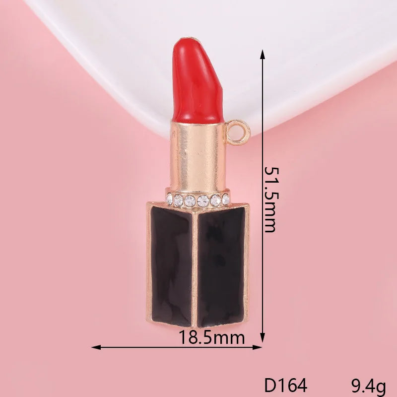 4Pcs Y2K Bling Diamond Metal Purse Presum Bottle Brand Bag Lips BB Key Junk Phone Case Ipadcase Decoration Charms Diy Crafts