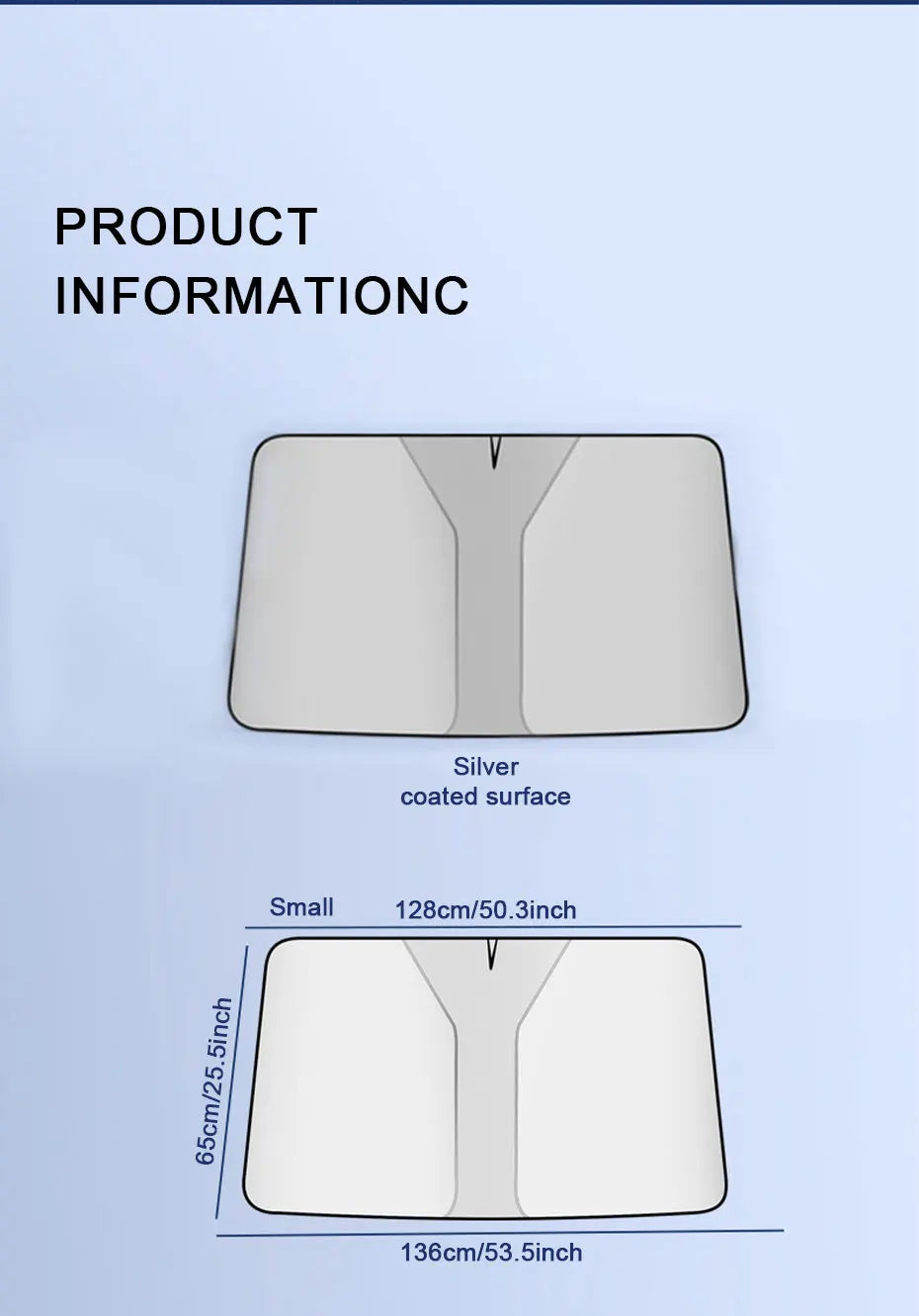 SEAMETAL Foldable Car Windshield Sun Shade Front Window Curtain Summer UV Refletive Sun Protection Cover Car Windscreen Sunshade